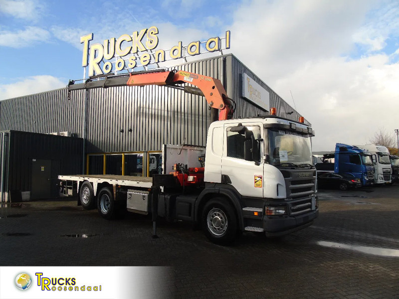 Scania P 420 + PALFINGER 32080 + STEERING + 6X2 - شاحنة كرين: صور 1 Scania P 420 + PALFINGER 32080 + STEERING + 6X2 - شاحنة كرين: صور 1