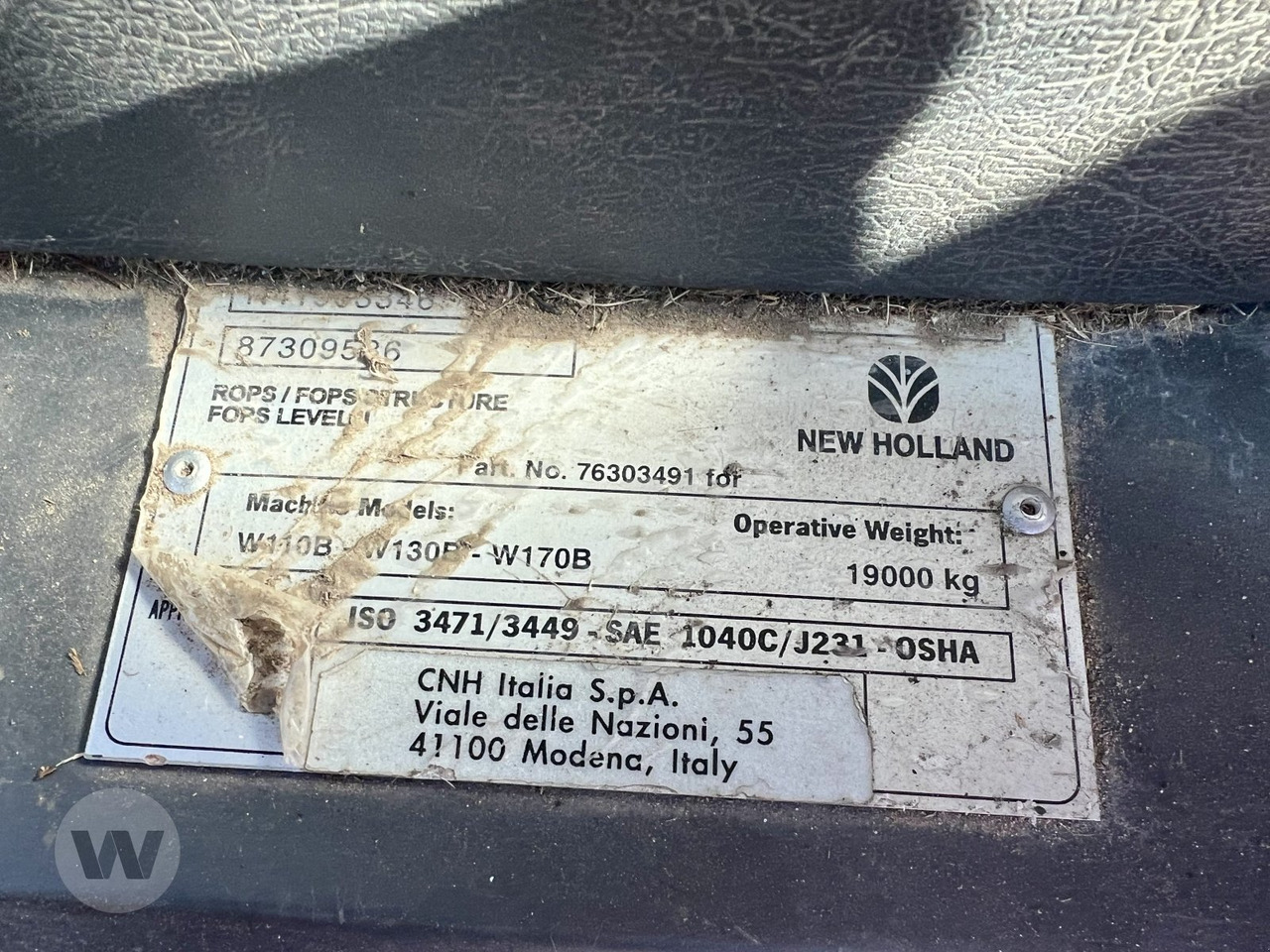 New Holland W 170 B - اللودر بعجل: صور 5 New Holland W 170 B - اللودر بعجل: صور 5