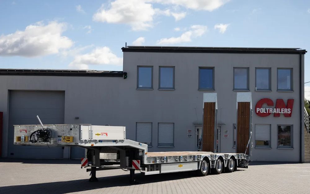 Humbaur HTS30K Naczepa niskopodwoziowa // 3. osiowa // ocynkowana rama // rampy hydrauliczne 1. i 2. częściowe - عربة مسطحة منخفضة نصف مقطورة: صور 1 Humbaur HTS30K Naczepa niskopodwoziowa // 3. osiowa // ocynkowana rama // rampy hydrauliczne 1. i 2. częściowe - عربة مسطحة منخفضة نصف مقطورة: صور 1