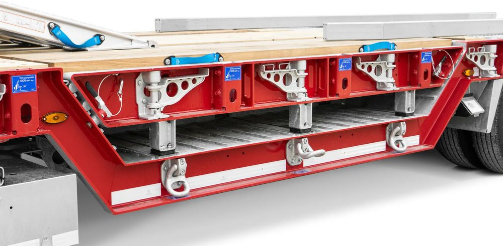 Humbaur Niskopodwozie z zagłębieniami na koła, ocynkowane - عربة مسطحة منخفضة نصف مقطورة: صور 5 Humbaur Niskopodwozie z zagłębieniami na koła, ocynkowane - عربة مسطحة منخفضة نصف مقطورة: صور 5