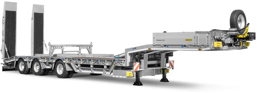 Humbaur Niskopodwozie z zagłębieniami na koła, ocynkowane - عربة مسطحة منخفضة نصف مقطورة: صور 3 Humbaur Niskopodwozie z zagłębieniami na koła, ocynkowane - عربة مسطحة منخفضة نصف مقطورة: صور 3