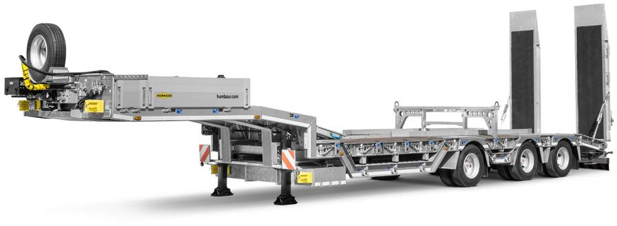 Humbaur Niskopodwozie z zagłębieniami na koła, ocynkowane - عربة مسطحة منخفضة نصف مقطورة: صور 1 Humbaur Niskopodwozie z zagłębieniami na koła, ocynkowane - عربة مسطحة منخفضة نصف مقطورة: صور 1