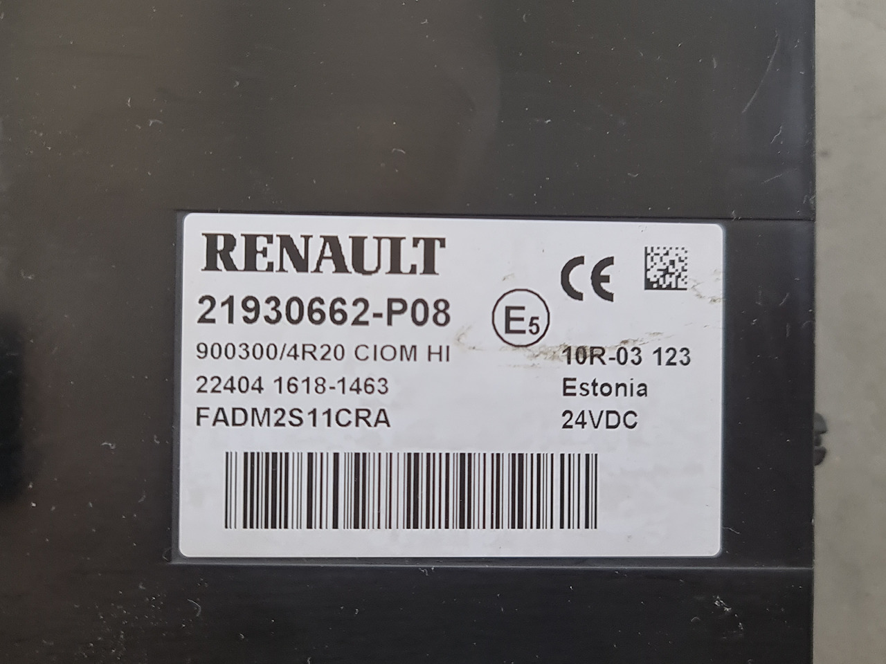 RENAULT RANGE T / CIOM HI CONTROL UNIT / 21930662-P08 - كتلة التحكم: صور 3 RENAULT RANGE T / CIOM HI CONTROL UNIT / 21930662-P08 - كتلة التحكم: صور 3