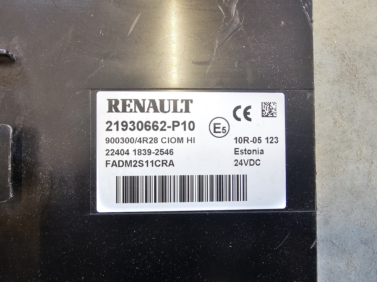 RENAULT RANGE T / CIOM HI CONTROL UNIT / 21930662 P10 - كتلة التحكم: صور 4 RENAULT RANGE T / CIOM HI CONTROL UNIT / 21930662 P10 - كتلة التحكم: صور 4