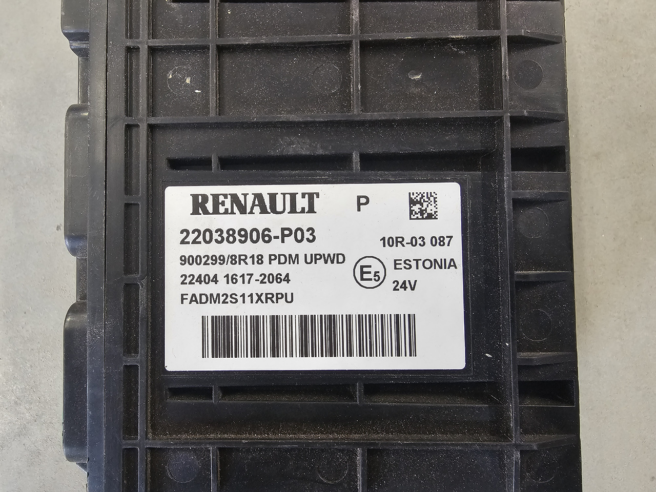 RENAULT RANGE T / PDM DOOR CONTROL UNIT - كتلة التحكم: صور 4 RENAULT RANGE T / PDM DOOR CONTROL UNIT - كتلة التحكم: صور 4