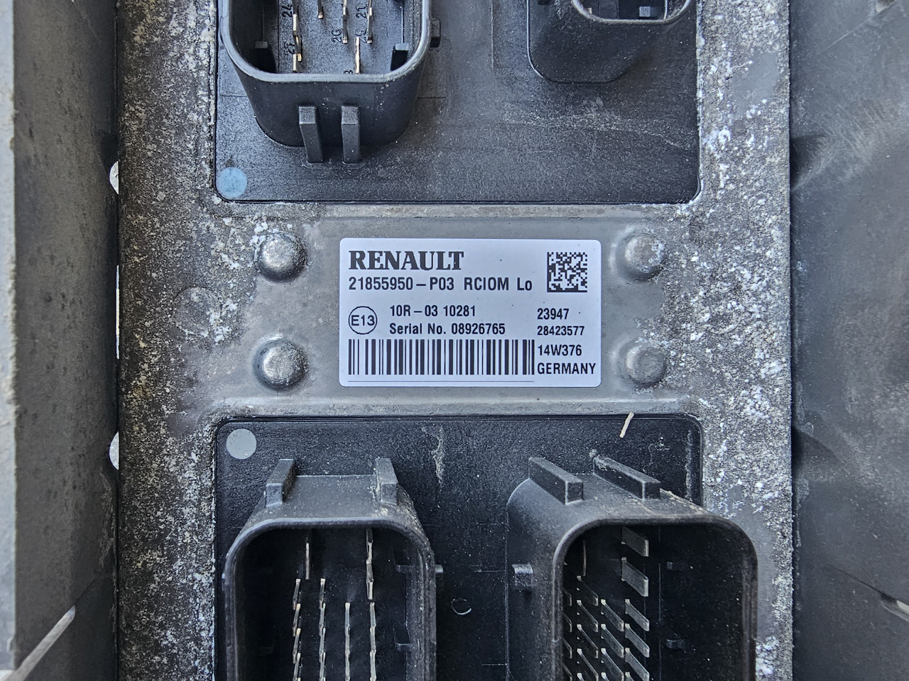 RENAULT RANGE T / RCIOM Lo CONTROL UNIT / 21855950 P03 - كتلة التحكم: صور 3 RENAULT RANGE T / RCIOM Lo CONTROL UNIT / 21855950 P03 - كتلة التحكم: صور 3