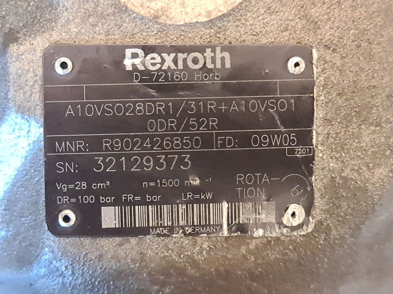 Rexroth D-72160 HORB - مضخة هيدروليكية - شاحنة: صور 5 Rexroth D-72160 HORB - مضخة هيدروليكية - شاحنة: صور 5