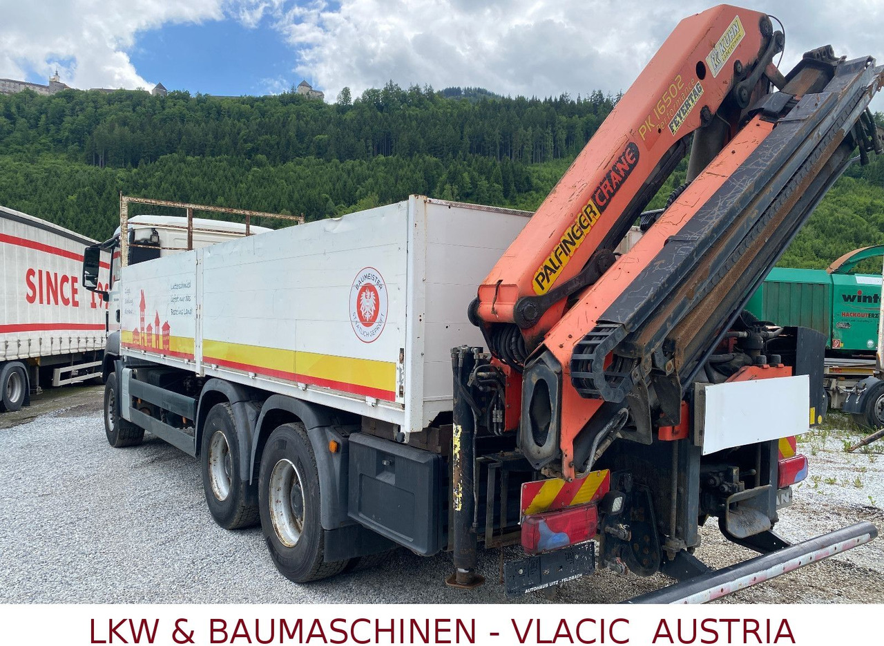 MAN TGS 33.440 6x4 Blatt/Blatt Mit Palfinger PK16500 - شاحنات مسطحة, شاحنة كرين: صور 4 MAN TGS 33.440 6x4 Blatt/Blatt Mit Palfinger PK16500 - شاحنات مسطحة, شاحنة كرين: صور 4