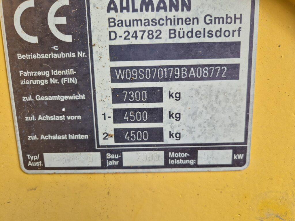 اللودر بعجل AHLMANN AS85: صور 15 اللودر بعجل AHLMANN AS85: صور 15