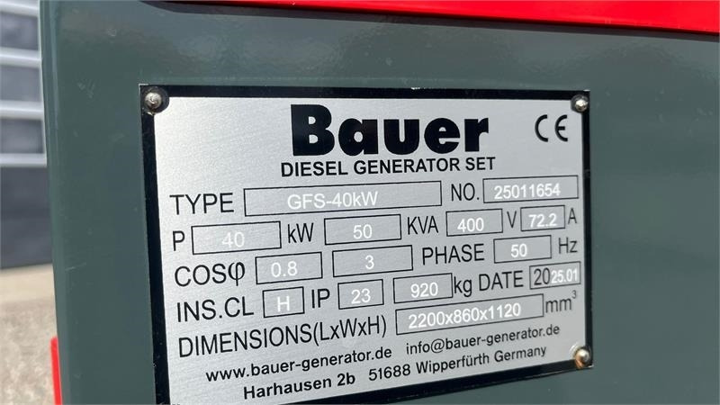 Bauer GFS-40 ATS, 40 kW/50 kVA - مجموعة المولدات: صور 3 Bauer GFS-40 ATS, 40 kW/50 kVA - مجموعة المولدات: صور 3