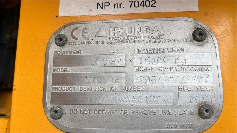 Hyundai 757-9A XTD med lang-arm. En-ejeres maskine med Loc - اللودر بعجل: صور 4 Hyundai 757-9A XTD med lang-arm. En-ejeres maskine med Loc - اللودر بعجل: صور 4