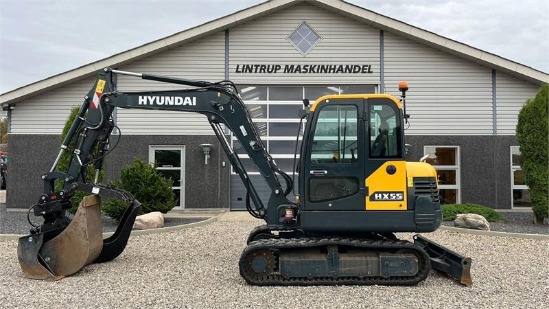 Hyundai HX55 Med Hydrema skifte og centralsmørring og grab - حفارة مصغرة: صور 1 Hyundai HX55 Med Hydrema skifte og centralsmørring og grab - حفارة مصغرة: صور 1