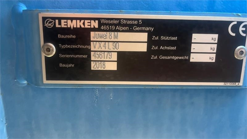 Lemken Juwel 8M VX4L90 MEGET VELHOLDT plov som ikke har k - محراث: صور 5 Lemken Juwel 8M VX4L90 MEGET VELHOLDT plov som ikke har k - محراث: صور 5