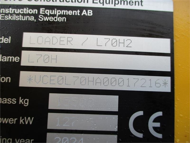 Volvo L 70 H H2 BEMÆRK MED GARANTI FRA VOLVO FREM TIL DE - اللودر بعجل: صور 2 Volvo L 70 H H2 BEMÆRK MED GARANTI FRA VOLVO FREM TIL DE - اللودر بعجل: صور 2