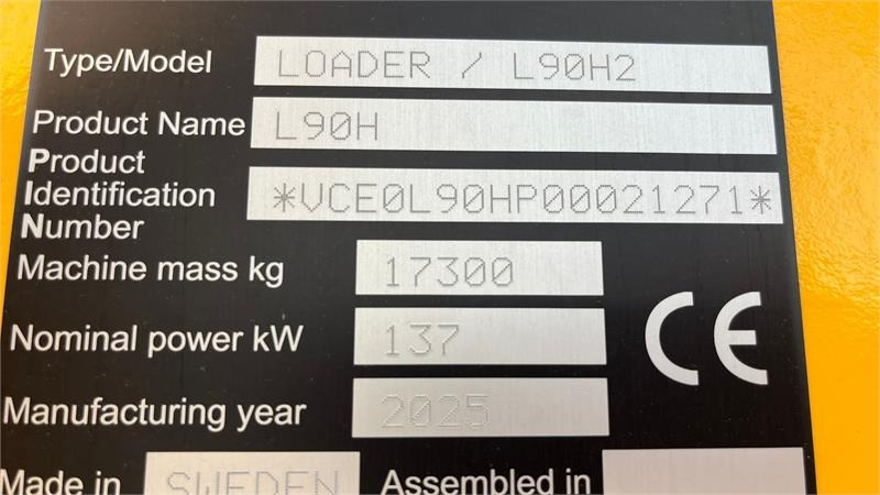 Volvo L90H H2 AGRICULTURE Dansk-maskine, Co-Pilot, LANG- - اللودر بعجل: صور 2 Volvo L90H H2 AGRICULTURE Dansk-maskine, Co-Pilot, LANG- - اللودر بعجل: صور 2