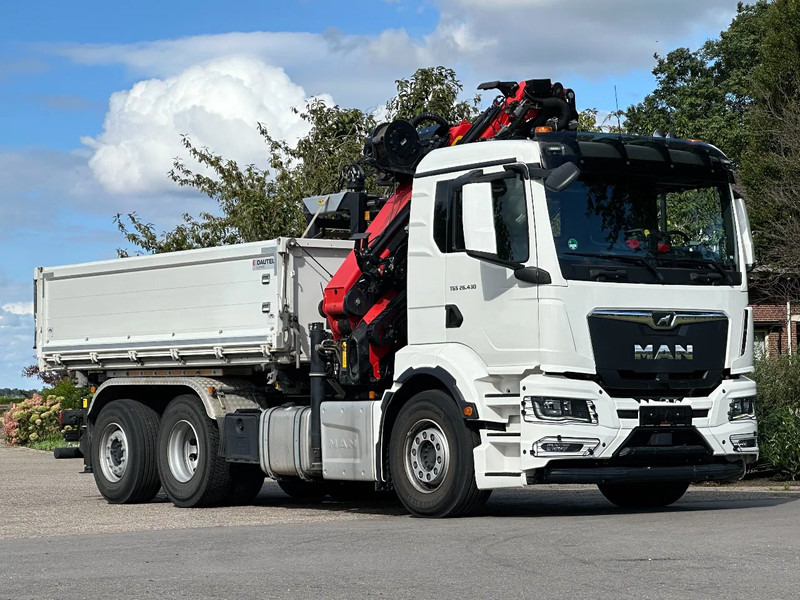 MAN TGS 26.430 2022!EURO6!! 6x2!! PALFINGER 23tm+JIB+LIER/WINCH!!DREISEITEN KIPPER/BORDMATIC!!9tkm - قلابات, شاحنة كرين: صور 2 MAN TGS 26.430 2022!EURO6!! 6x2!! PALFINGER 23tm+JIB+LIER/WINCH!!DREISEITEN KIPPER/BORDMATIC!!9tkm - قلابات, شاحنة كرين: صور 2