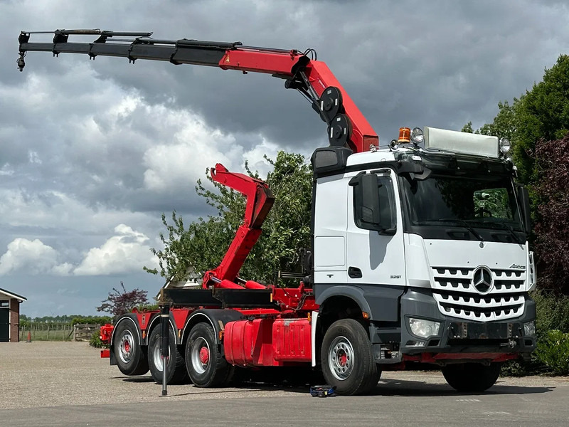 Mercedes-Benz Arocs 3251 8x4 TRIPLE!!26TM KRAAN/HAAK!!EURO6!!TOP! - شاحنة ذات الخطاف, شاحنة كرين: صور 1 Mercedes-Benz Arocs 3251 8x4 TRIPLE!!26TM KRAAN/HAAK!!EURO6!!TOP! - شاحنة ذات الخطاف, شاحنة كرين: صور 1