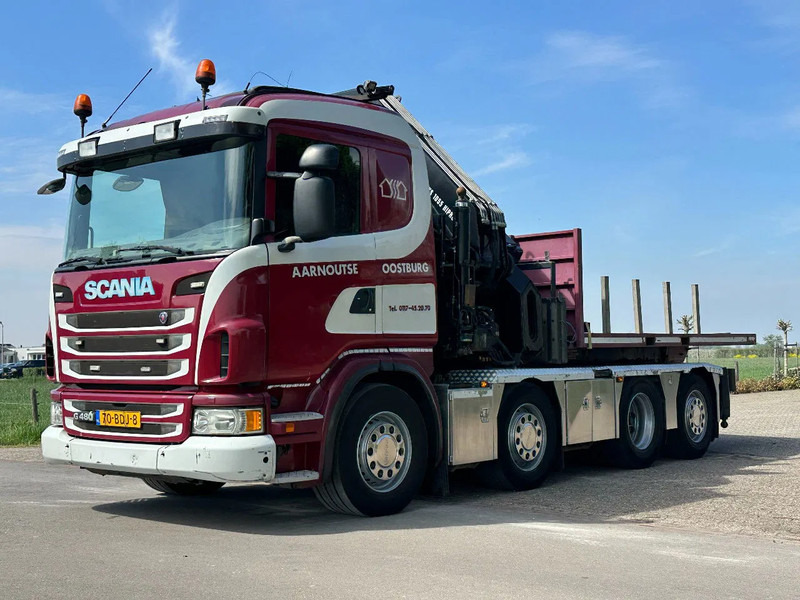 شاحنة كرين Scania G480 !!TRUCK/TRACTOR!!!CRANE/GRUE/HIAB 105TM!!TOP!EURO6!!: صور 8