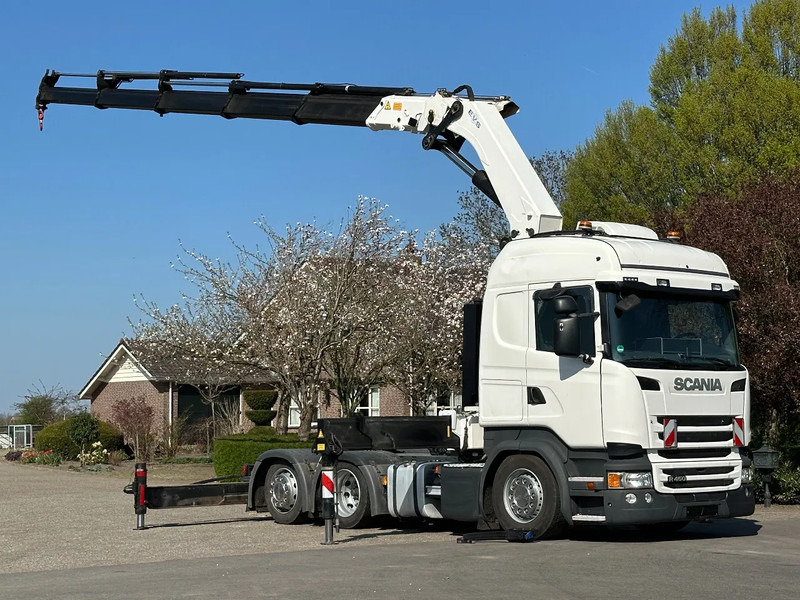 Scania R450 6x2 !!TRACTOR!!!CRANE/GRUE/HMF 50TM!!TOP!EURO6!! - شاحنة جرار: صور 3 Scania R450 6x2 !!TRACTOR!!!CRANE/GRUE/HMF 50TM!!TOP!EURO6!! - شاحنة جرار: صور 3