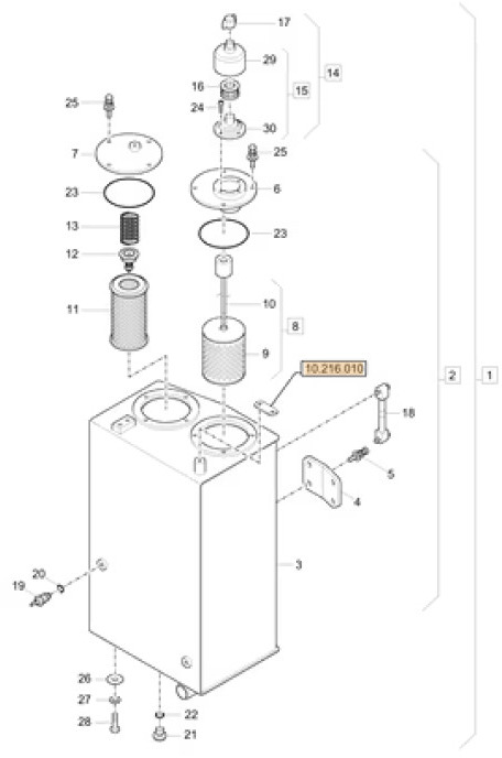Case 3LML03100 - 3LML03101 - خزان وقود - آلات البناء: صور 2 Case 3LML03100 - 3LML03101 - خزان وقود - آلات البناء: صور 2
