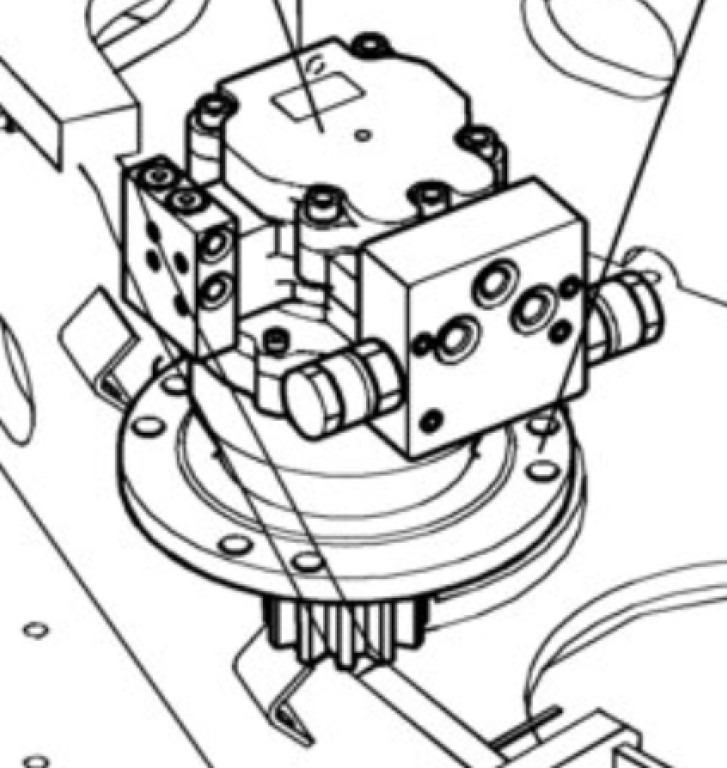 Case PY15V00012F2 - PY15V00012F1 - محرك سوينغ - آلات البناء: صور 1 Case PY15V00012F2 - PY15V00012F1 - محرك سوينغ - آلات البناء: صور 1