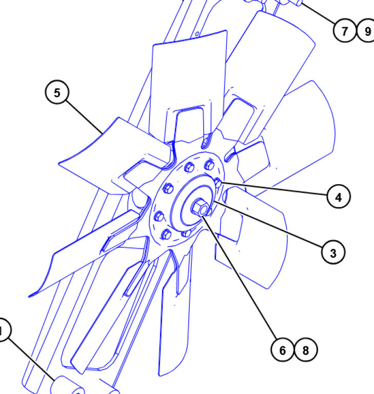 Caterpillar 5709259 - مروحة تهوية: صور 1 Caterpillar 5709259 - مروحة تهوية: صور 1
