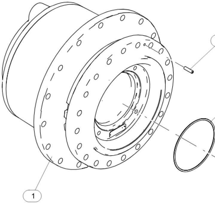 Caterpillar 5842563 - 5714032 - محرك السفر - آلات البناء: صور 1 Caterpillar 5842563 - 5714032 - محرك السفر - آلات البناء: صور 1