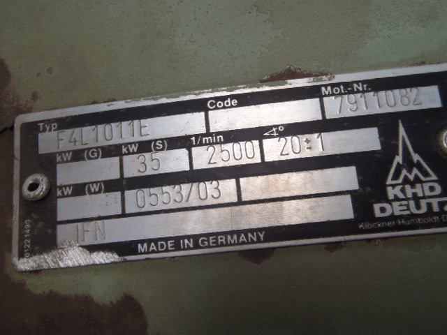 Deutz F4L1011E - - المحرك - آلات البناء: صور 5 Deutz F4L1011E - - المحرك - آلات البناء: صور 5