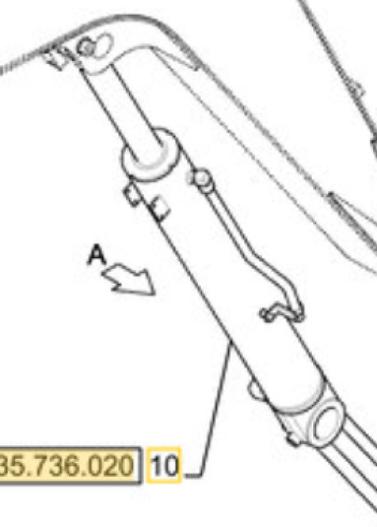 New Holland 31MK-52912CG - الاسطوانة الهيدروليكية - آلات البناء: صور 3 New Holland 31MK-52912CG - الاسطوانة الهيدروليكية - آلات البناء: صور 3