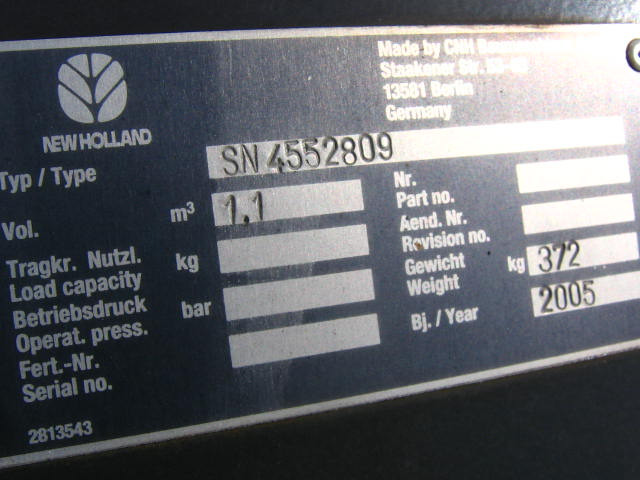 New Holland 4552809 - 2813009 - بكت شيول: صور 1 New Holland 4552809 - 2813009 - بكت شيول: صور 1