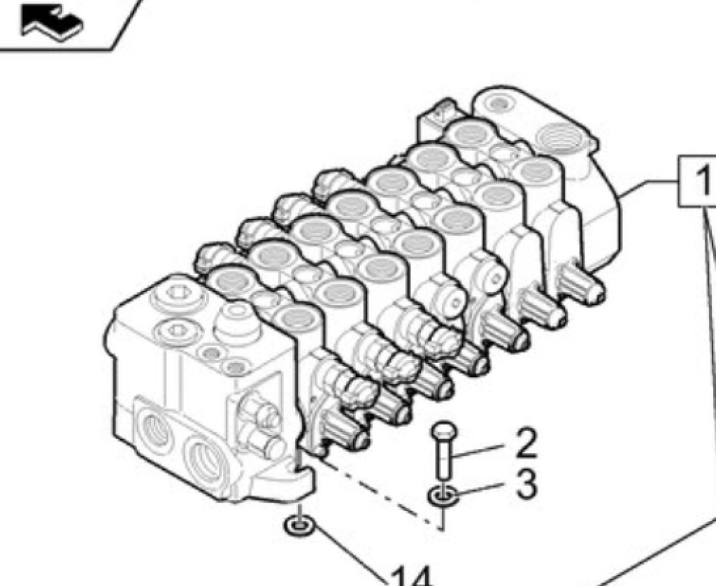 New Holland 84486734 - صمامات هيدروليكية - آلات البناء: صور 1 New Holland 84486734 - صمامات هيدروليكية - آلات البناء: صور 1