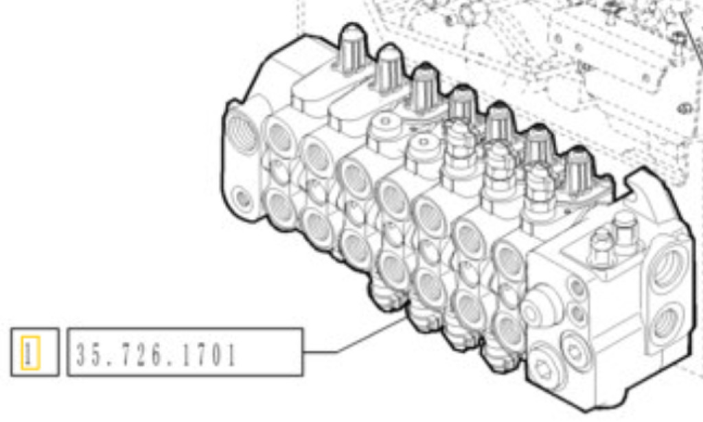 New Holland 87738257 - صمامات هيدروليكية - آلات البناء: صور 2 New Holland 87738257 - صمامات هيدروليكية - آلات البناء: صور 2