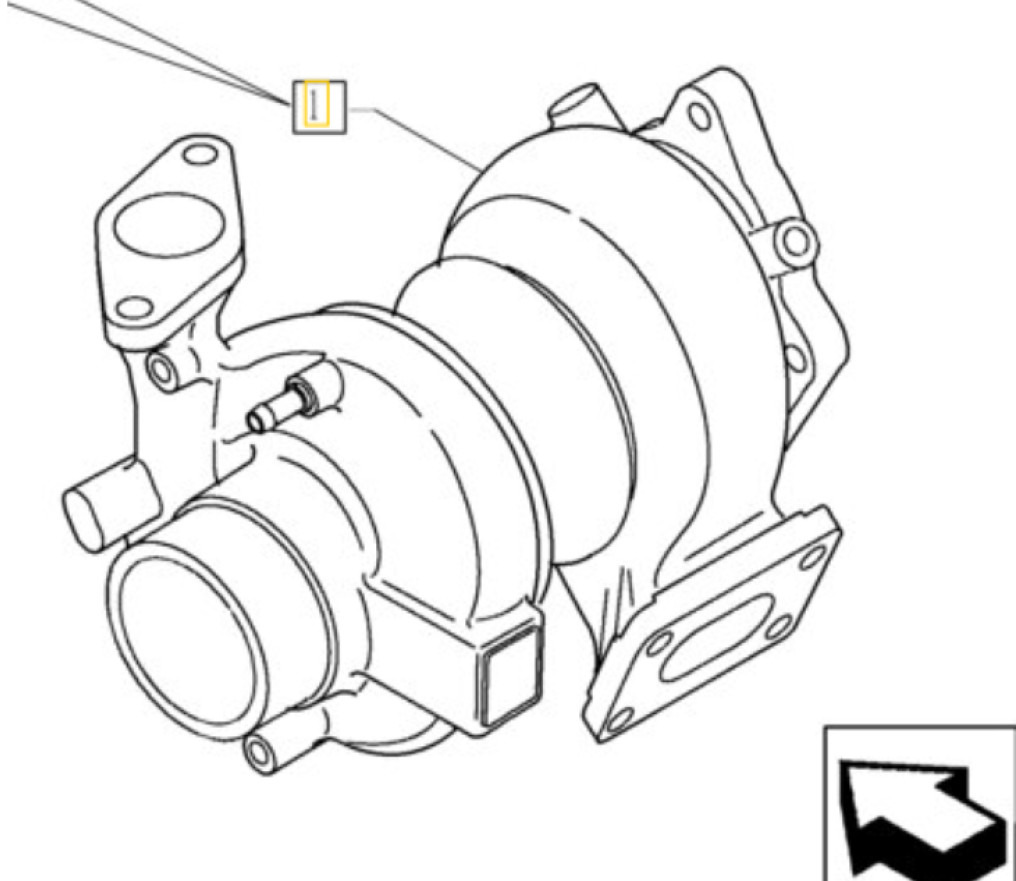 New Holland VA4933500701 - VA4933500730 - الشاحن التوربيني - آلات البناء: صور 1 New Holland VA4933500701 - VA4933500730 - الشاحن التوربيني - آلات البناء: صور 1