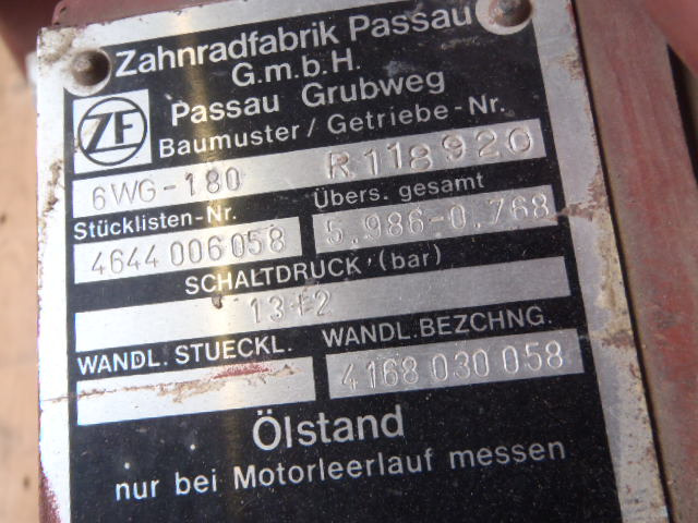 ZF 4644006058 - 4168030058 - علبة التروس - آلات البناء: صور 1 ZF 4644006058 - 4168030058 - علبة التروس - آلات البناء: صور 1