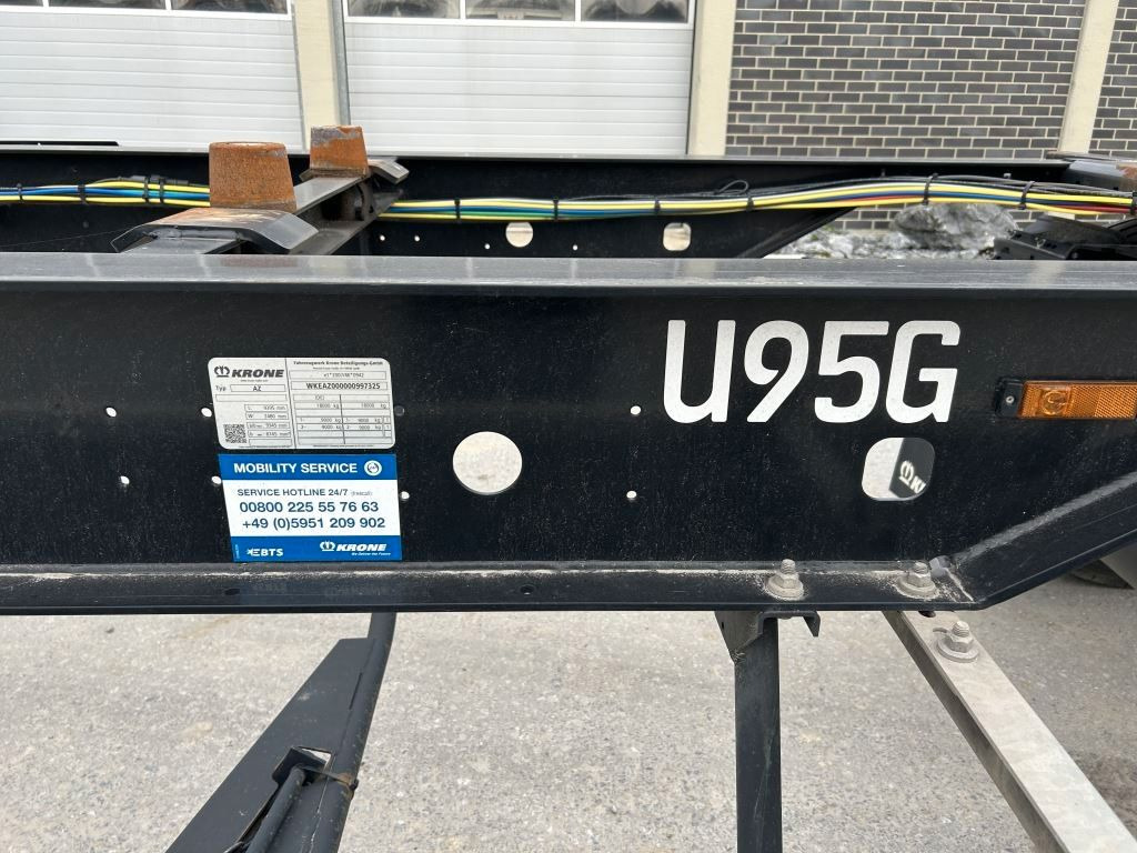 Krone 2 Achswechselfahrgestell, Typ: AZW 18 eL3B9 - شاحنات الحاويات/ جسم علوي قابل للتغيير مقطورة: صور 3 Krone 2 Achswechselfahrgestell, Typ: AZW 18 eL3B9 - شاحنات الحاويات/ جسم علوي قابل للتغيير مقطورة: صور 3