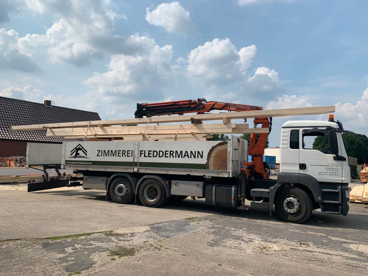MAN TGS26400-6x2 LL/ TEREX 165 - EA3 - شاحنات مسطحة, شاحنة كرين: صور 1 MAN TGS26400-6x2 LL/ TEREX 165 - EA3 - شاحنات مسطحة, شاحنة كرين: صور 1