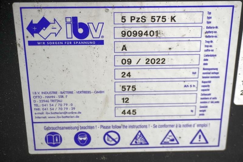 IBV 24 Volt 5 PzS 575 Ah - البطارية - معدات المناولة: صور 5 IBV 24 Volt 5 PzS 575 Ah - البطارية - معدات المناولة: صور 5