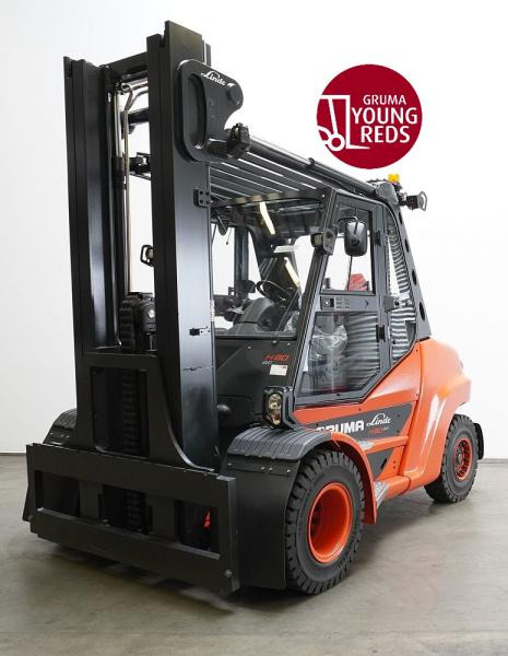 Linde H 80 D/900 EVO 396-03 - رافعة شوكية ديزل: صور 1 Linde H 80 D/900 EVO 396-03 - رافعة شوكية ديزل: صور 1