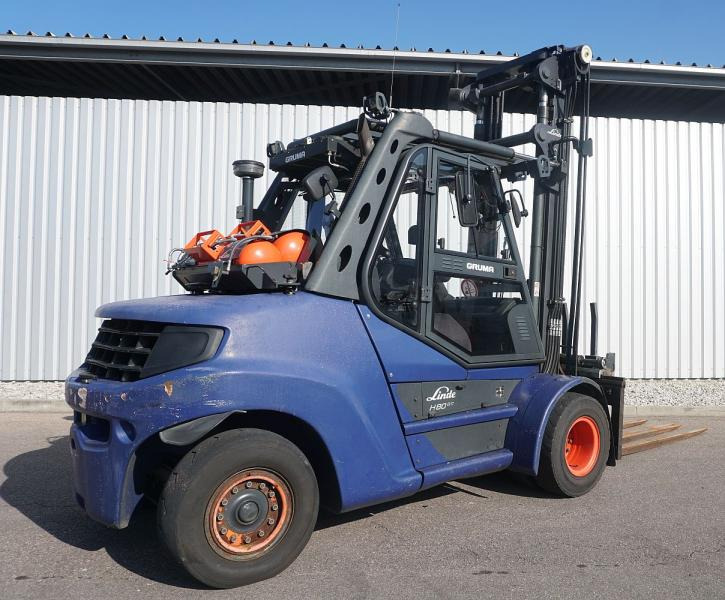 Linde H 80 T/900 EVO 396-03 - رافعة شوكية تعمل بالغاز: صور 2 Linde H 80 T/900 EVO 396-03 - رافعة شوكية تعمل بالغاز: صور 2