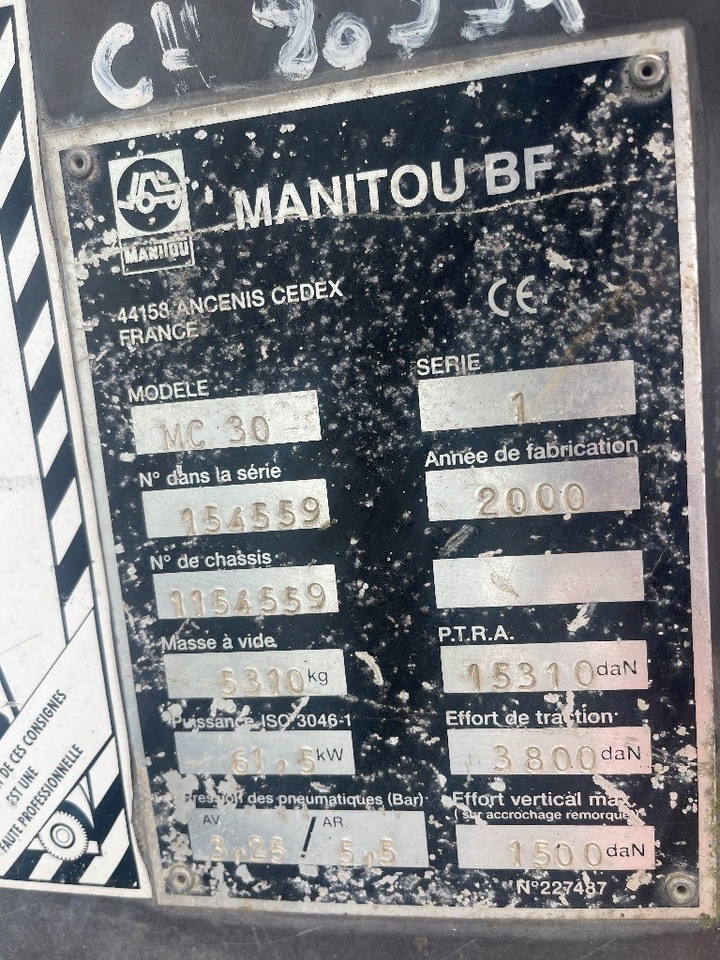 تأجير Manitou MC 30  Manitou MC 30: صور 12