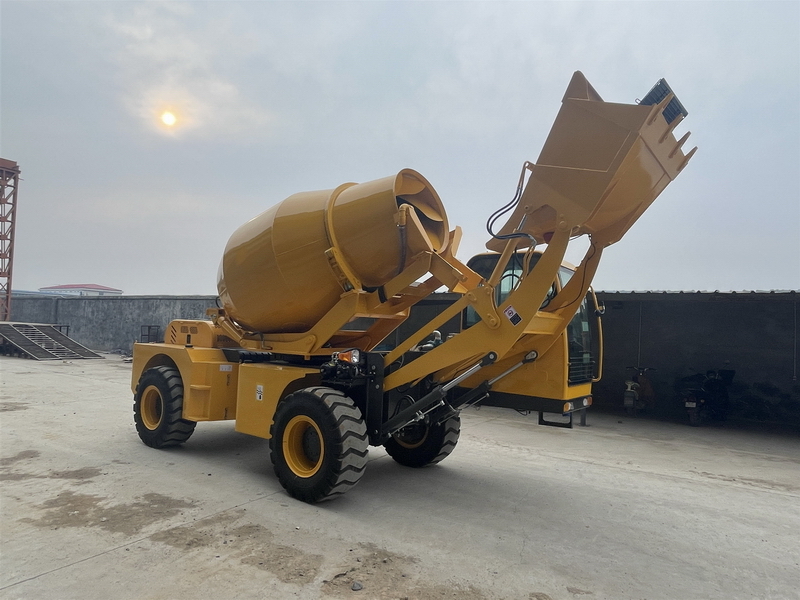 شاحنة خلاطة خرسانة جديد QINGDAO PROMISING 3.5CBM Concrete Mixer Truck with Self-Loading Bucket CML350: صور 6