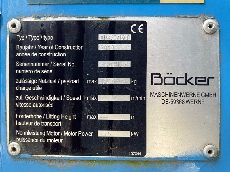 Böcker AHK 30/1500 - رافعة لجميع التضاريس: صور 3 Böcker AHK 30/1500 - رافعة لجميع التضاريس: صور 3