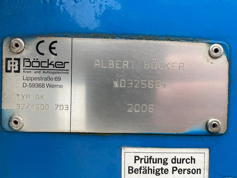 Böcker AK 32/1500 - رافعة لجميع التضاريس: صور 3 Böcker AK 32/1500 - رافعة لجميع التضاريس: صور 3