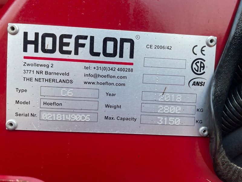 Hoeflon C 6 E SOLD - رافعة عنكبوتية: صور 3 Hoeflon C 6 E SOLD - رافعة عنكبوتية: صور 3