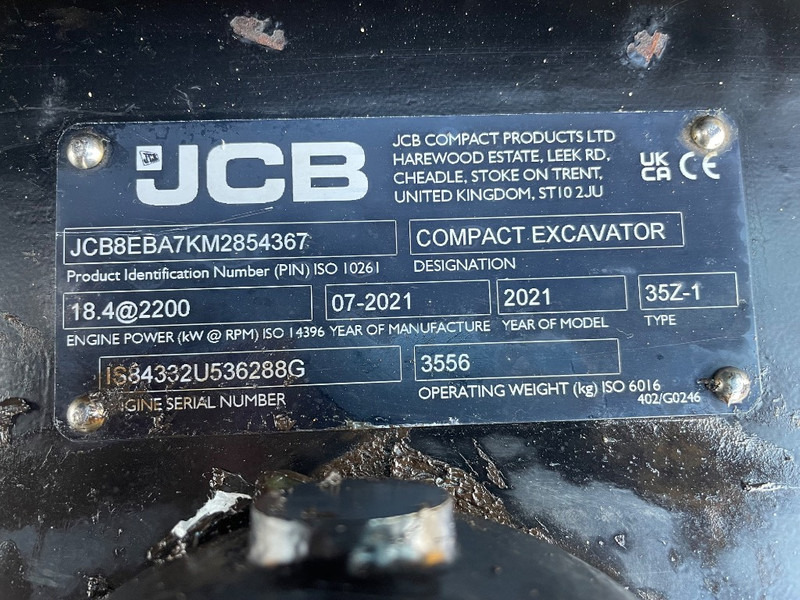 JCB 35Z-1 - حفارة مصغرة: صور 3 JCB 35Z-1 - حفارة مصغرة: صور 3