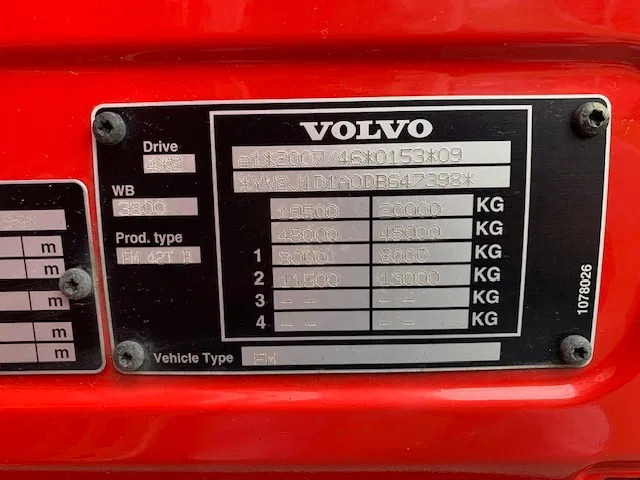 شاحنة جرار Volvo FM 340 Euro 5 sleeper cab low milage!: صور 19