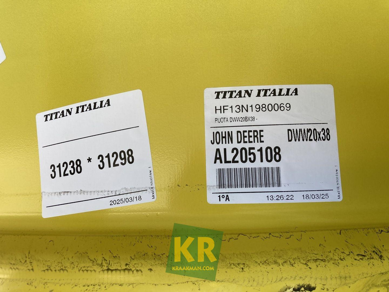 18 X 38 velg John Deere - الجنوط - جرار: صور 4 18 X 38 velg John Deere - الجنوط - جرار: صور 4