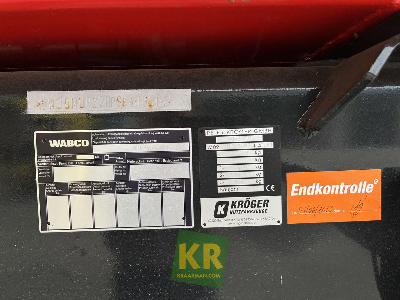 Overig Kröger - قلابة مقطورة الزراعية: صور 3 Overig Kröger - قلابة مقطورة الزراعية: صور 3