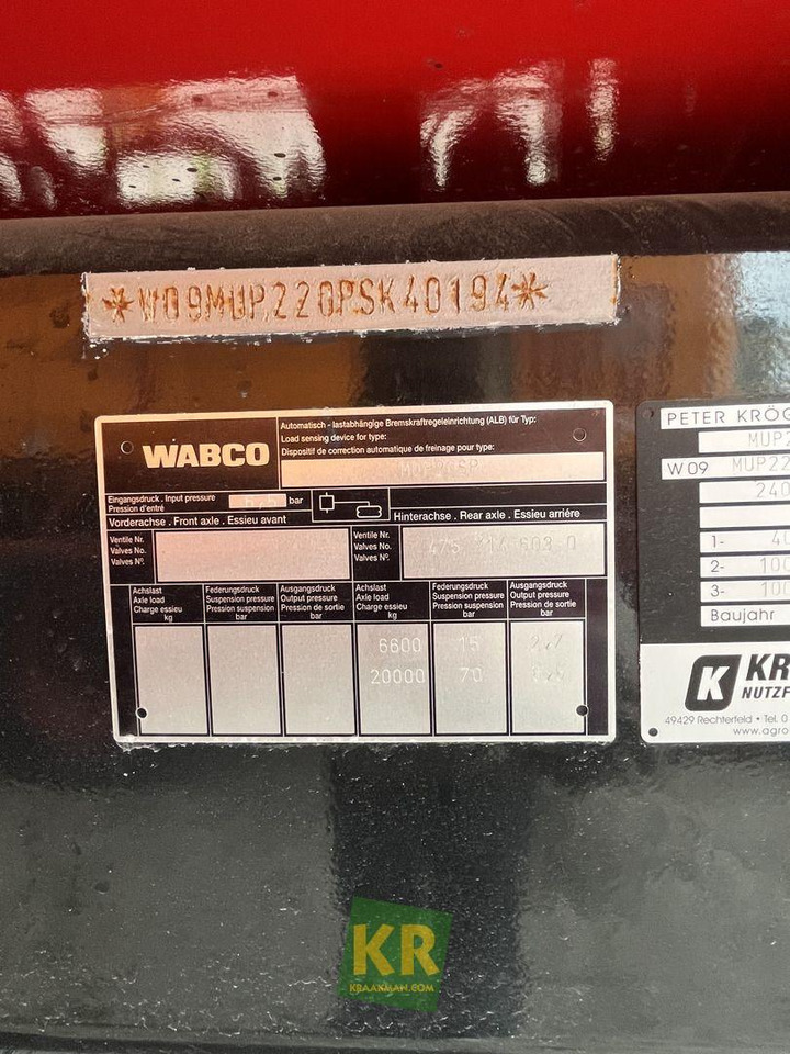 Overig Kröger - قلابة مقطورة الزراعية: صور 3 Overig Kröger - قلابة مقطورة الزراعية: صور 3