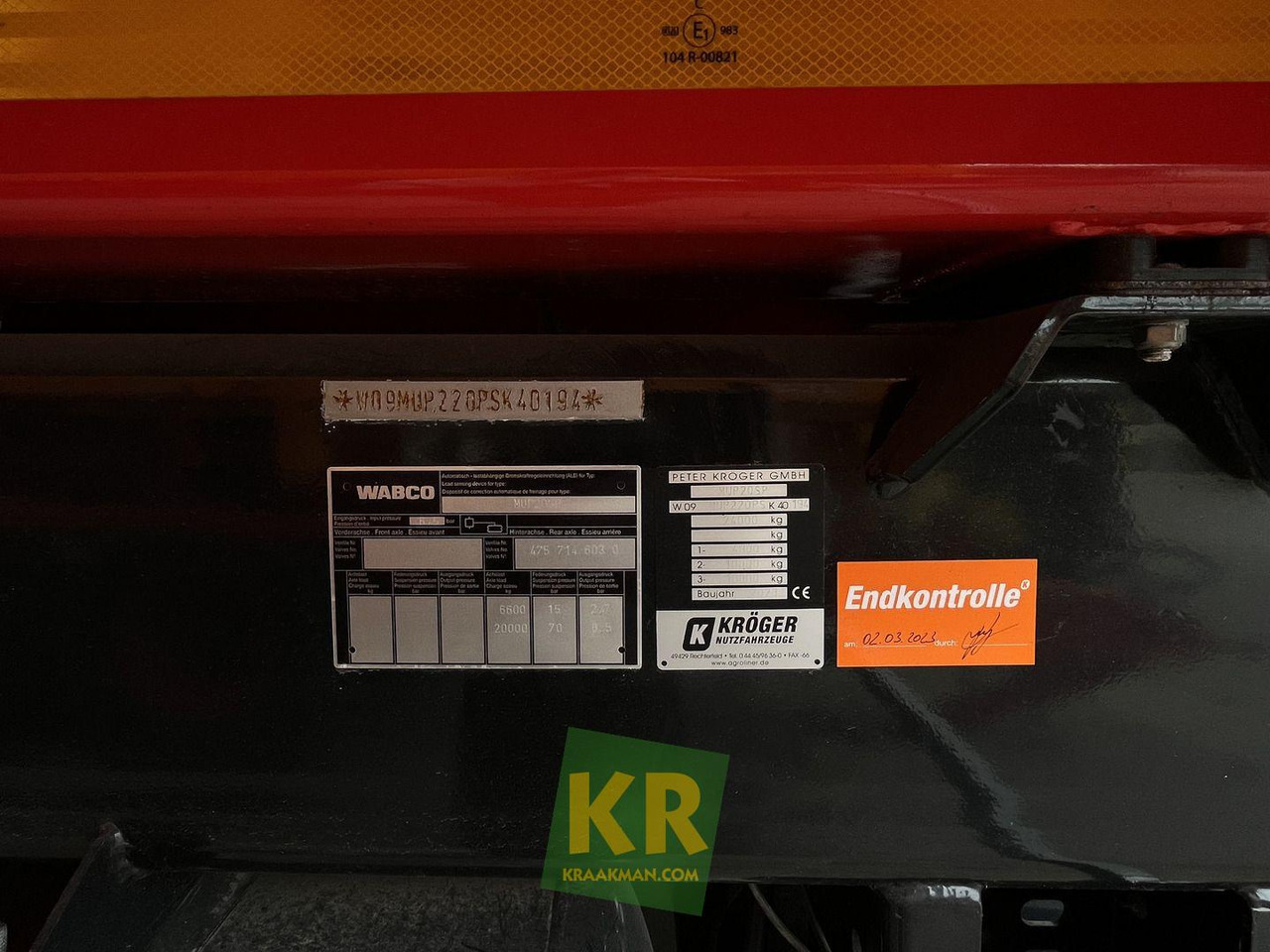 Overig Kröger - قلابة مقطورة الزراعية: صور 5 Overig Kröger - قلابة مقطورة الزراعية: صور 5